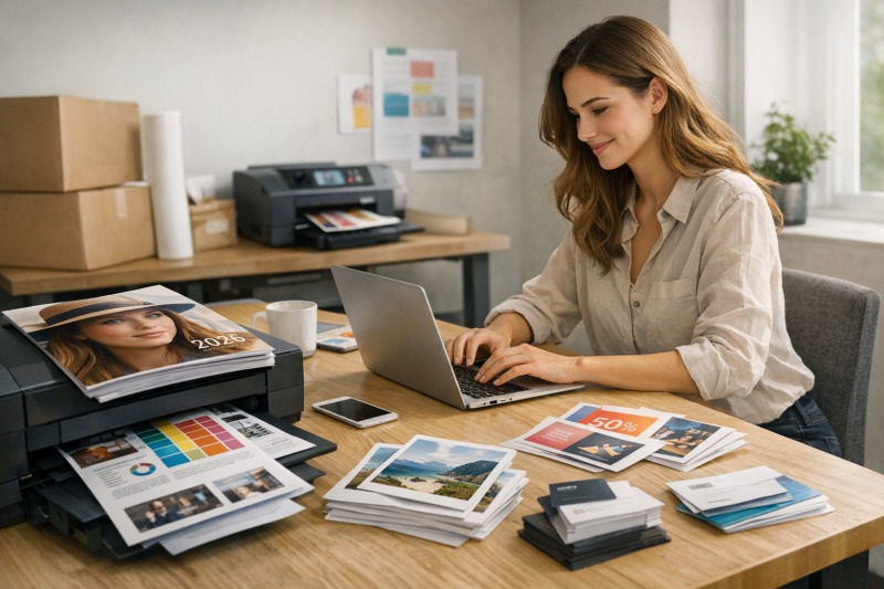 Welche Vorteile bieten Online-Druckereien 2026?